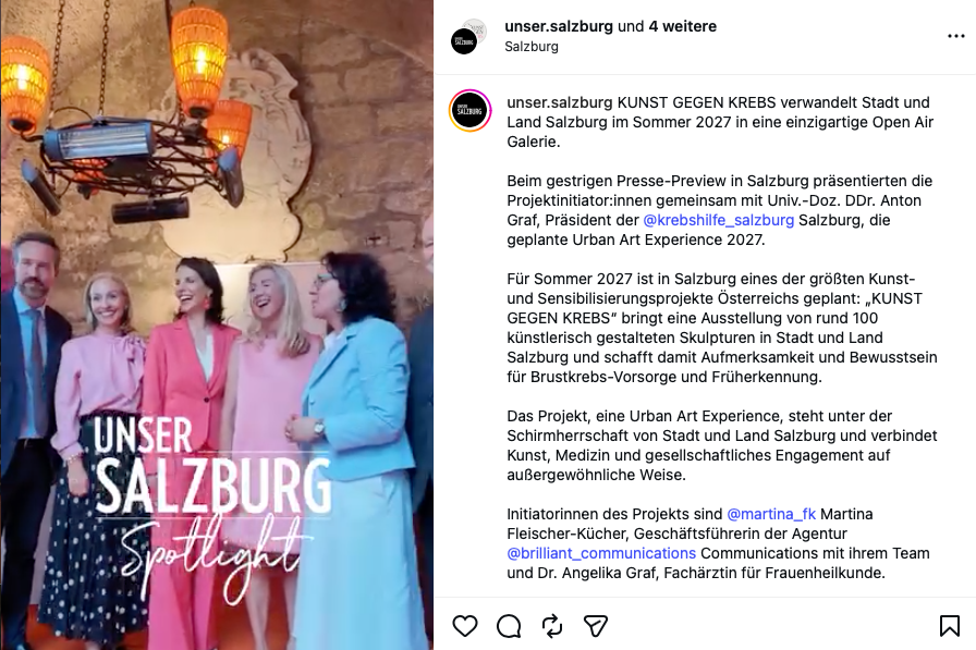 MEDIENBERICHT KUNST GEGEN KREBS