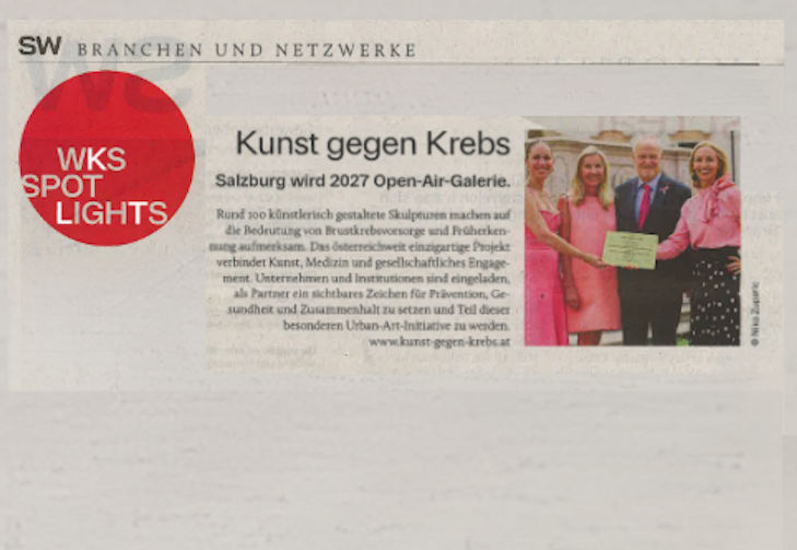 MEDIENBERICHT KUNST GEGEN KREBS