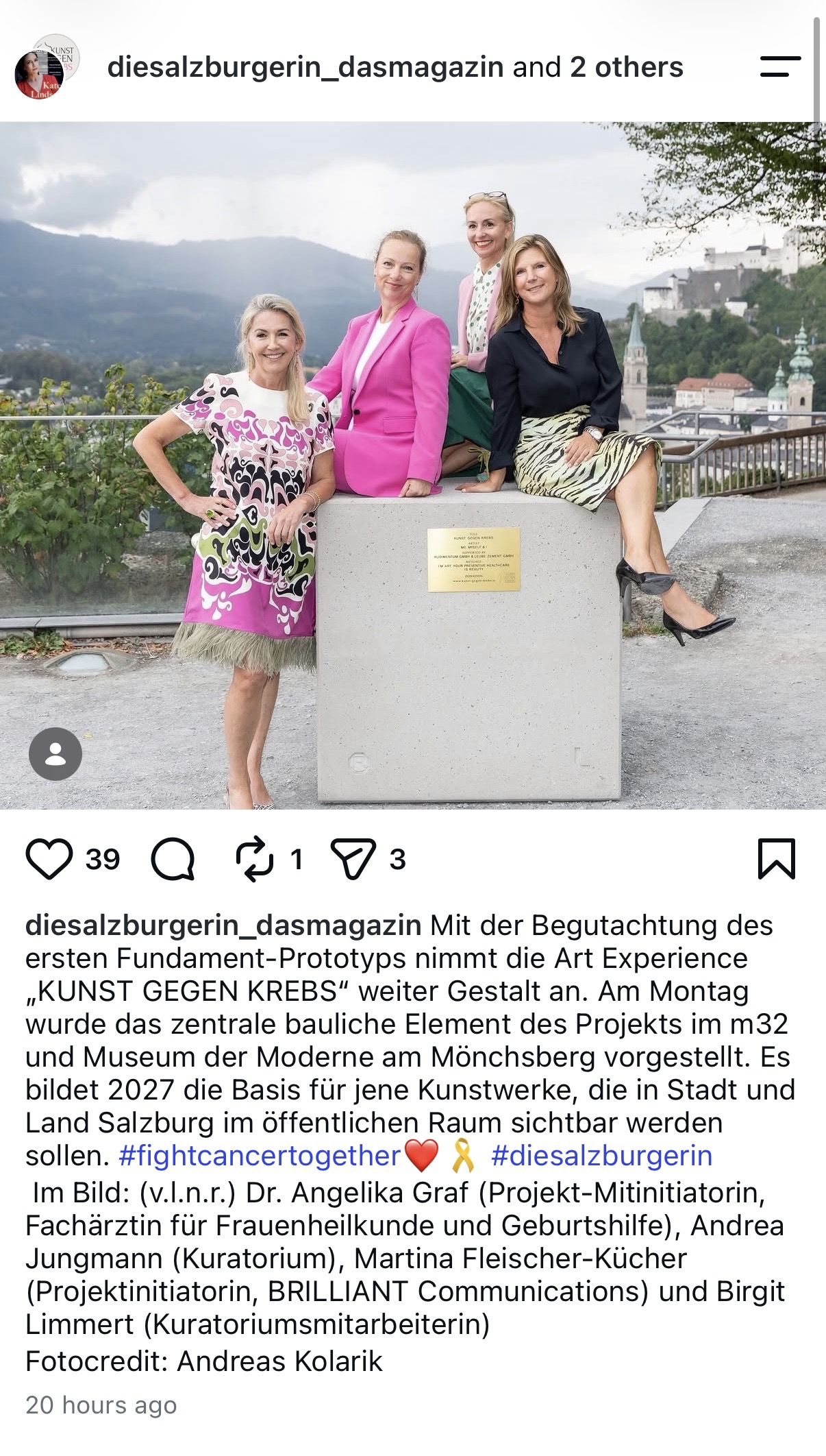 MEDIENBERICHT KUNST GEGEN KREBS